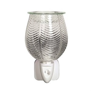 Plug-In Sand Warmer in Ribbed Clear Lustre Set